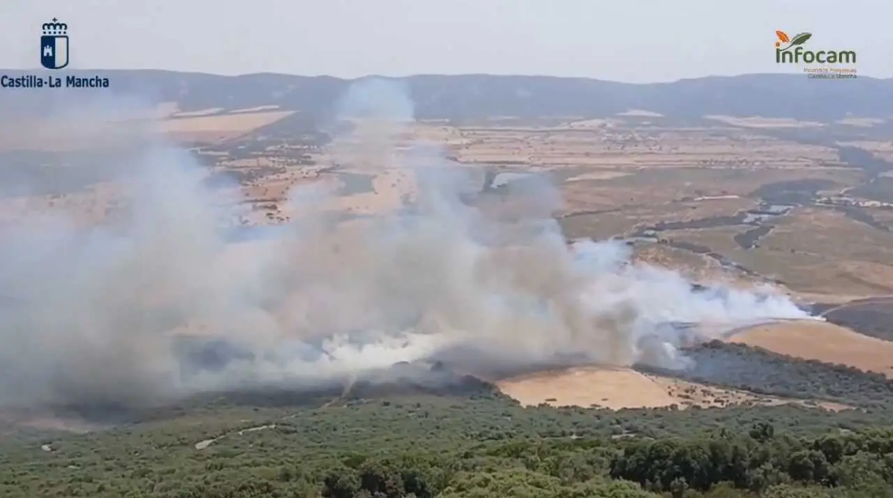 Incendio en Retuerta del Bullaque