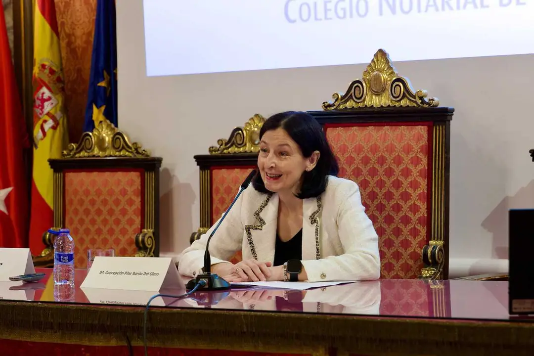 Archivo - La presidenta del Consejo General del Notariado (CGN), Concepci&oacute;n Pilar Barrio Del Olmo.