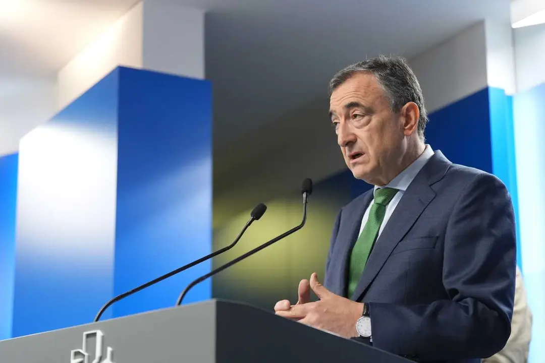 Archivo - El presidente del EBB, Aitor Esteban