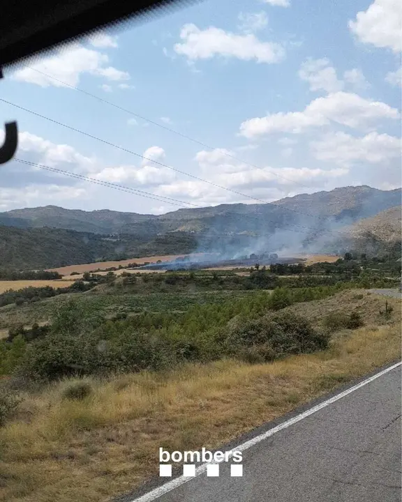 Imagen del incendio