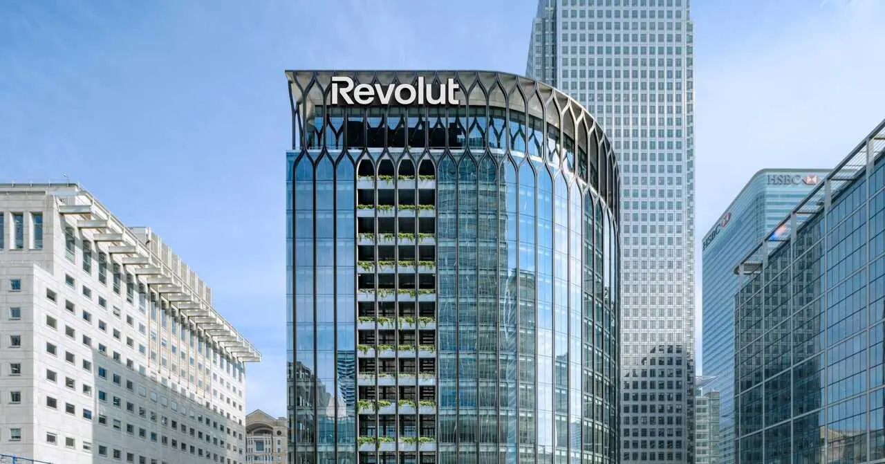 Archivo - Nueva sede de Revolut en Londres.