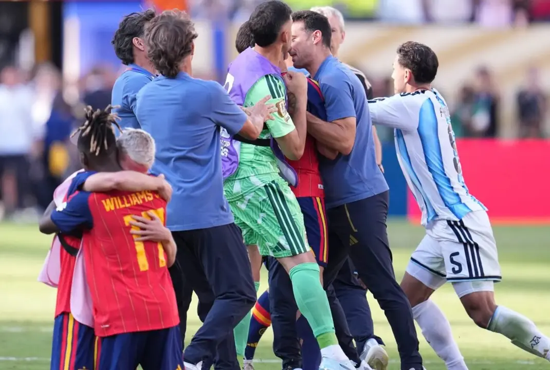FIFA abre un procedimiento disciplinario por lo ocurrido en la final del Mundial. Europa Press