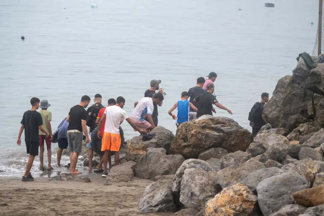 Inteiror cifra en unos 25.000 los inmigrantes que han retornado desde Ceuta a Marruecos al medios d&iacute;as de hoy. 31 de julio de 2026.
