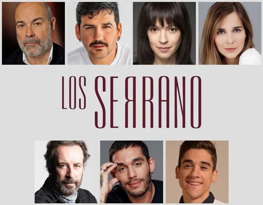 Cartel de la reuni&oacute;n del reparto de 'Los Serrano' en la San Diego Comic-Con M&aacute;laga 2026.