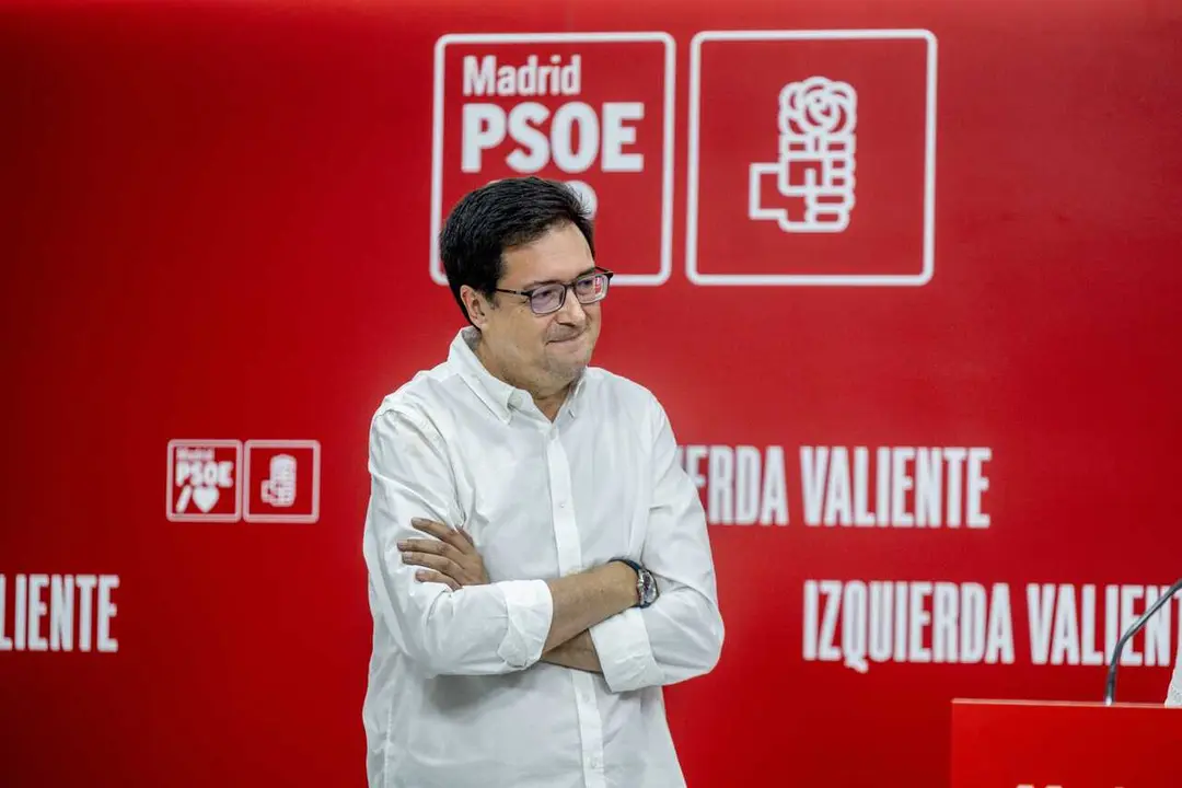 El candidato socialista a la Comunidad de Madrid, &Oacute;scar L&oacute;pez.