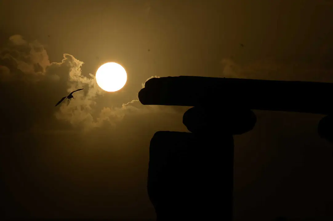 A Coru&ntilde;a
Eclipse solar visto desde el Monte de San Pedro
Solo visible un 2% pero no visible al final por la climatolog&iacute;a
08/04/2024
Foto: M. Dylan / Europa Press