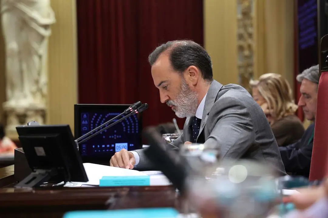 Archivo - El presidente del Parlament balear, Gabriel Le Senne.