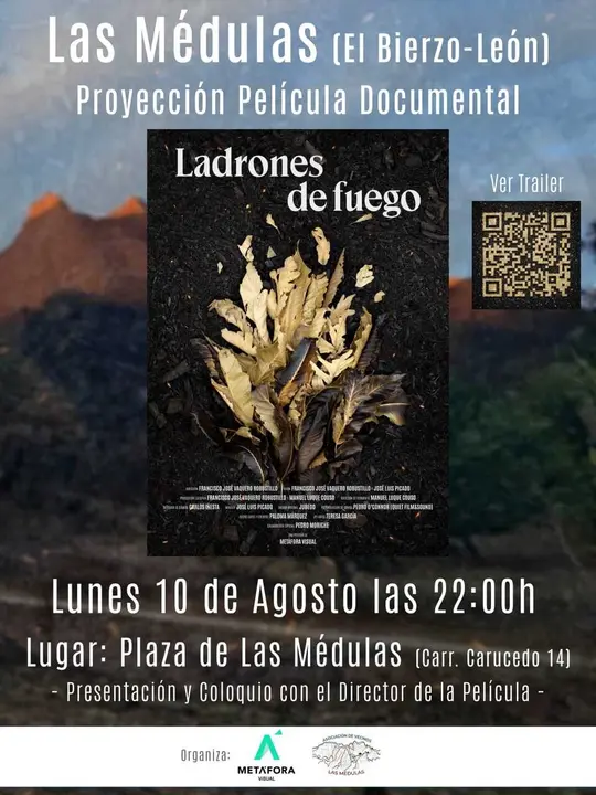 La Asociaci&oacute;n de Vecinos 'Las M&eacute;dulas' proyectar&aacute; un documental el 10 de agosto a las 22.00 horas en la plaza de Las M&eacute;dulas para recordar el incendio de 2025