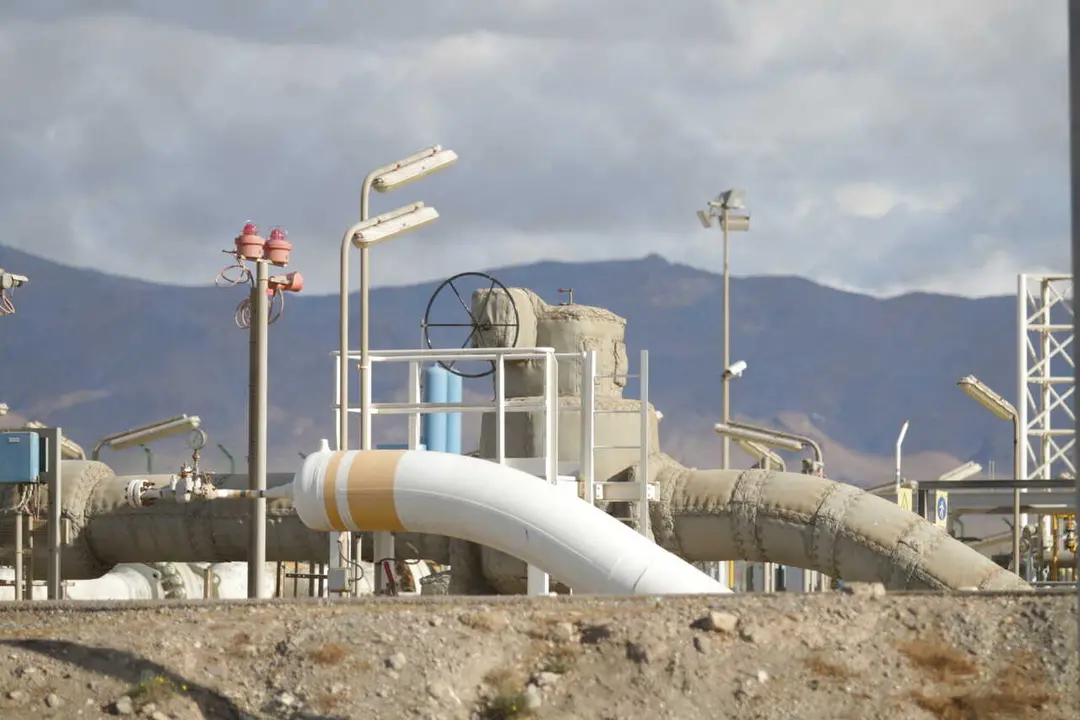 Archivo - Instalaciones del gasoducto Medgaz Almer&iacute;a-Chinchilla. A 11 de noviembre de 2022, en Almer&iacute;a (Andaluc&iacute;a, Espa&ntilde;a).