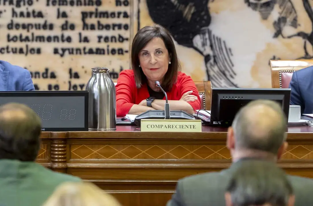 Archivo - La ministra de Defensa, Margarita Robles, durante la comparecencia ante la Comisi&oacute;n de Defensa, en el Senado, a 26 de agosto de 2025, en Madrid (Espa&ntilde;a). 
