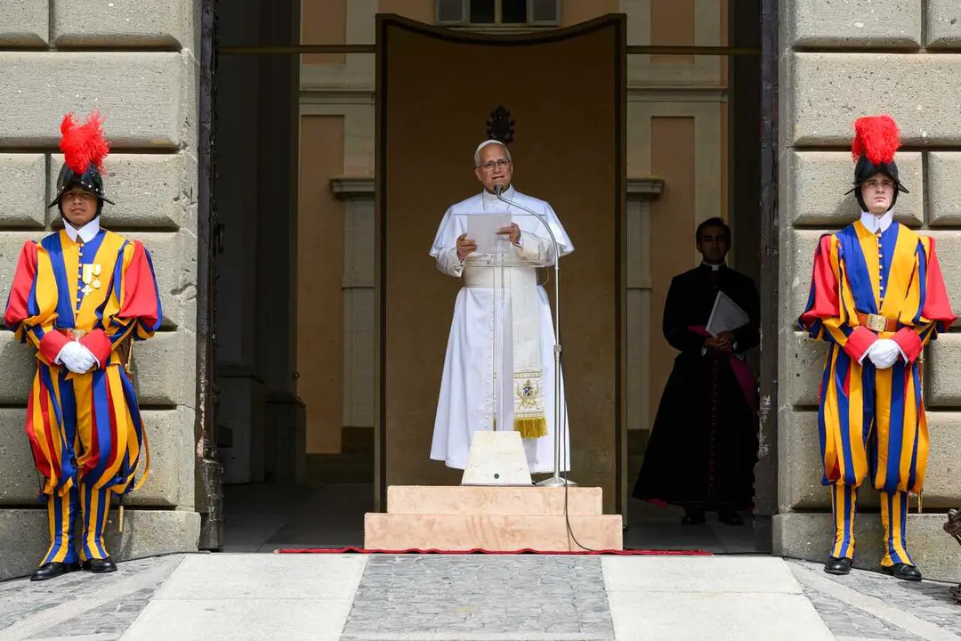 July 26, 2026, Castel Gandolfo: Papa Leone XIV durante l'angelus a Castel Gandolfo (Roma), 26 luglio 2026. 
