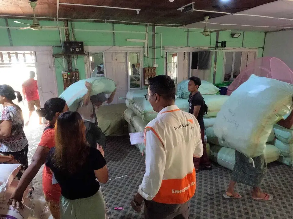 Asistencia humanitaria de World Vision, integrada en el Comit&eacute; de Emergencia Espa&ntilde;ol, en el terremoto de Myanmar.