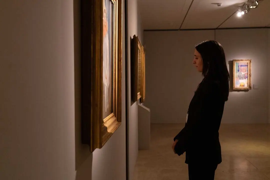 Press preview of the exhibition ''DEGAS &ndash; MATISSE &ndash; PICASSO &ndash; RENOIR &ndash; VAN GOGH. IMPRESSIONISM and Beyond. Masterpieces from the Detroit Institute of Arts'' at the Ara Pacis Museum in Rome.