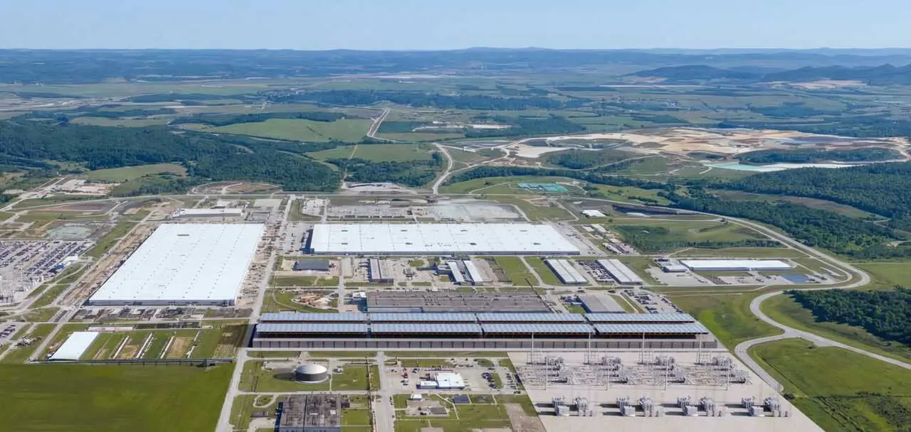 Recreaci&oacute;n del campus tecnol&oacute;gico Ports-Pike en Ohio (EEUU).