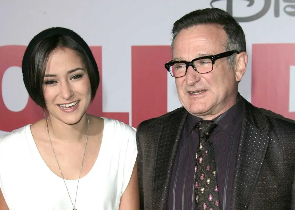 Nov 09, 2009 - Los Angeles, California, USA - Actress ZELDA WILLIAMS and Actor ROBIN WILLIAMS  at the 'Old Dogs' World Premiere held at the El Capitan Theater Los Angeles. (Credit Image: &copy; Jeff Frank/ZUMA Press)