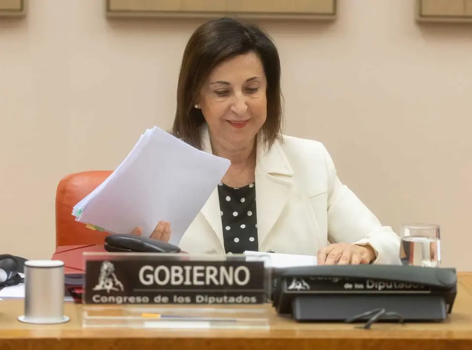 Archivo - La ministra de Defensa, Margarita Robles, comparece en la Comisi&oacute;n de Defensa, en el Congreso, a 20 de noviembre de 2024, en Madrid (Espa&ntilde;a). 