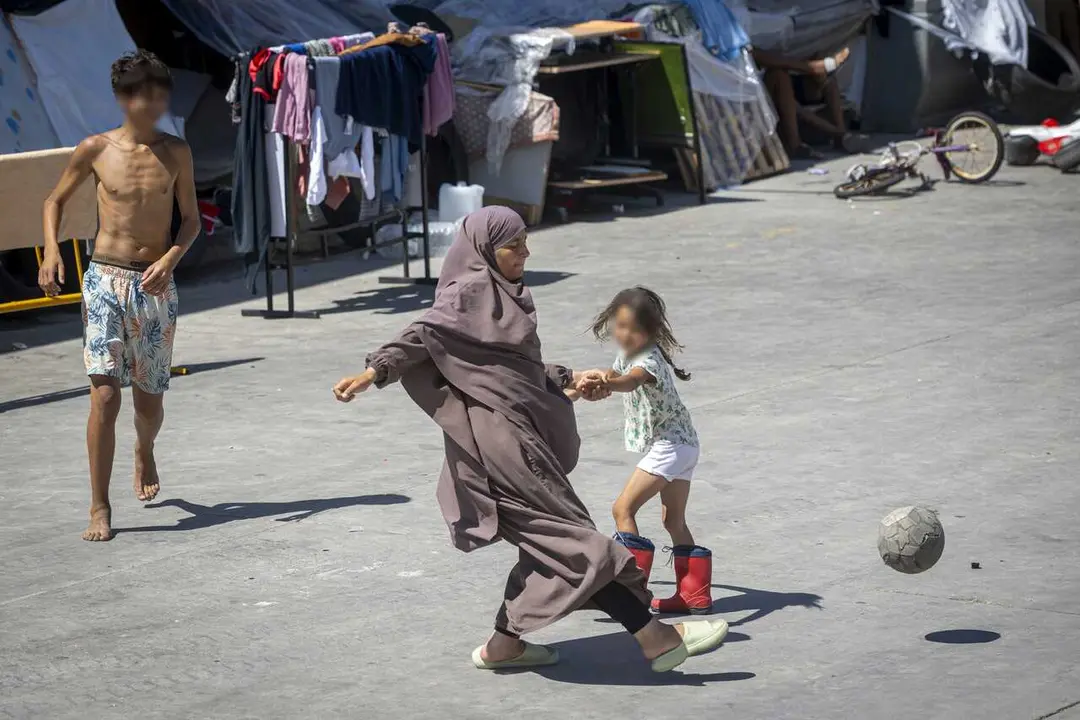 Varios ni&ntilde;os en Ceuta