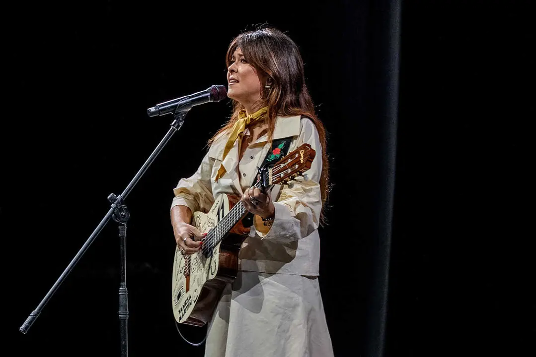 Archivo - La cantante Vanesa Mart&iacute;n, en el acto de inauguraci&oacute;n de Sim&oacute;f 2026. A 29 de enero del 2026 en Sevilla, Espa&ntilde;a.La Semana Internacional de la Moda Flamenca (Simof) 2026, coorganizada por el Palacio de Exposiciones y Congresos de Sevilla (Fibes) y