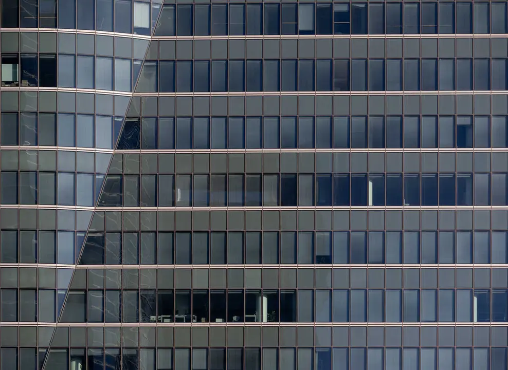 Archivo - Edificio de oficinas en Madrid