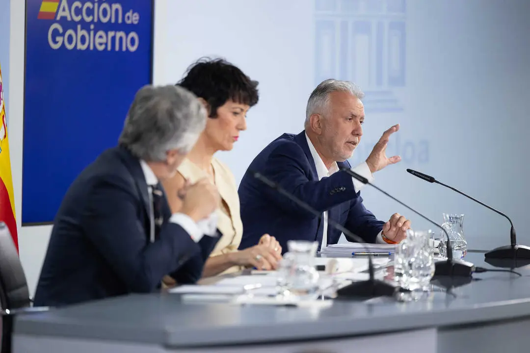 Rueda de prensa tras el Consejo de Ministros