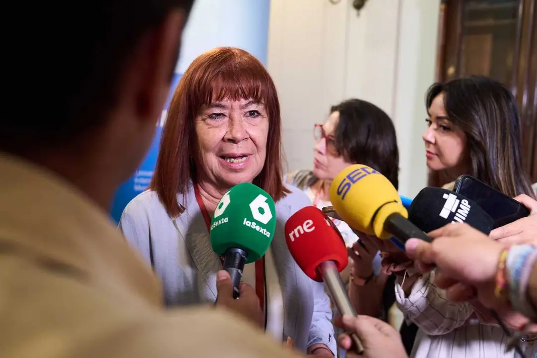 La presidenta del PSOE, Cristina Narbona, en la Universidad Internacional Men&eacute;ndez Pelayo (UIMP)