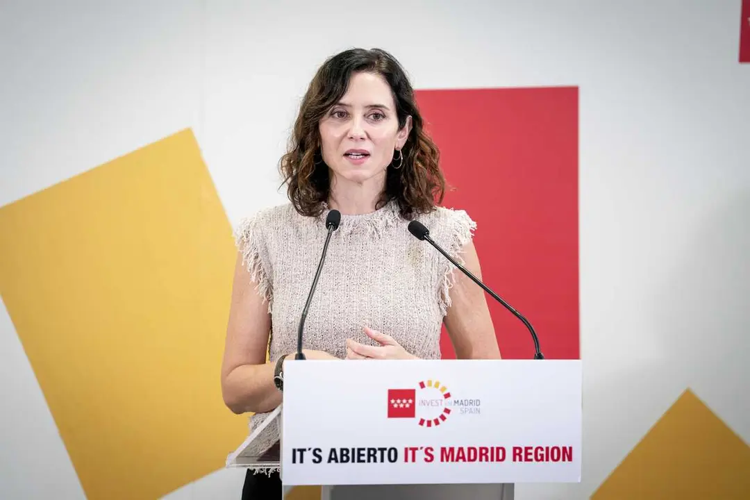 Archivo - Archivo.- La presidenta de la Comunidad de Madrid, Isabel D&iacute;az Ayuso, presenta la memoria de resultados 2024 de Invest in Madrid