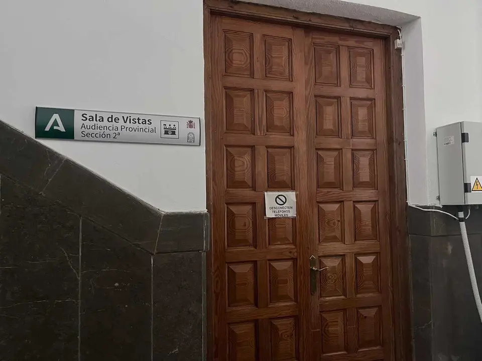 Archivo - Sala de vistas de la Secci&oacute;n Segunda de la Audiena Provincial de Granada.