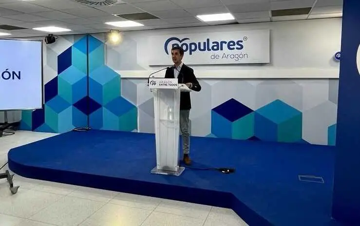 Archivo - El secretario de Organizaci&oacute;n del PP Arag&oacute;n, Pedro Navarro.
