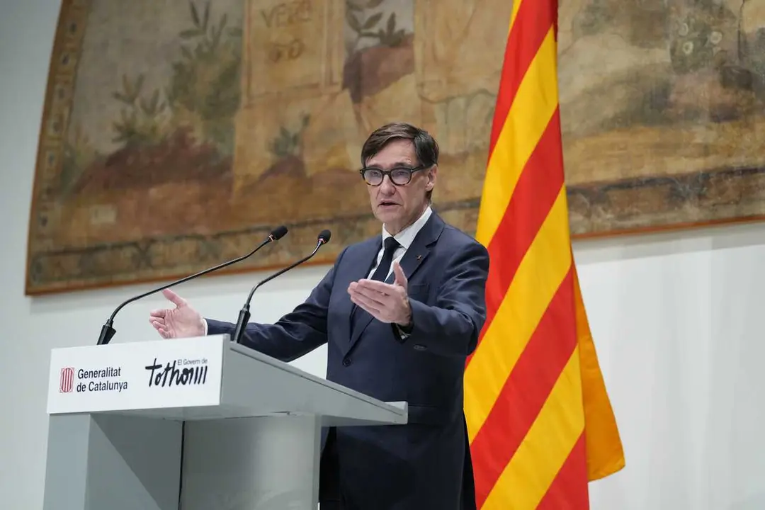 Archivo - El president de la Generalitat, Salvador Illa, en una imagen de archivo
