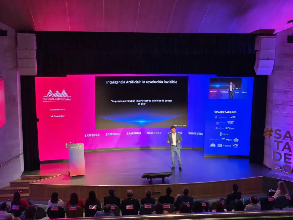 El vicepresidente y responsable del negocio de Mobile eXperience de Samsung Electronics Iberia, David Alonso.