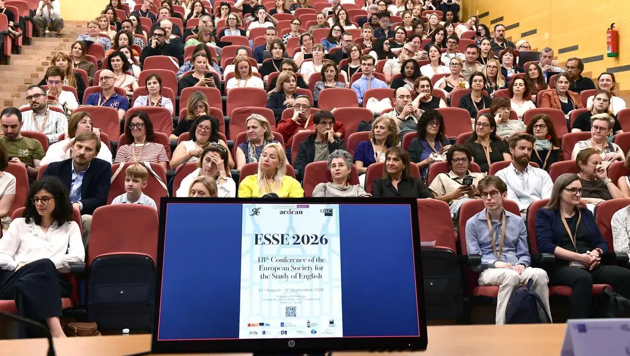 Inauguraci&oacute;n del 18&ordm; congreso internacional (ESSE2026) de la Sociedad Europea para el Estudio del Ingl&eacute;s (ESSE)