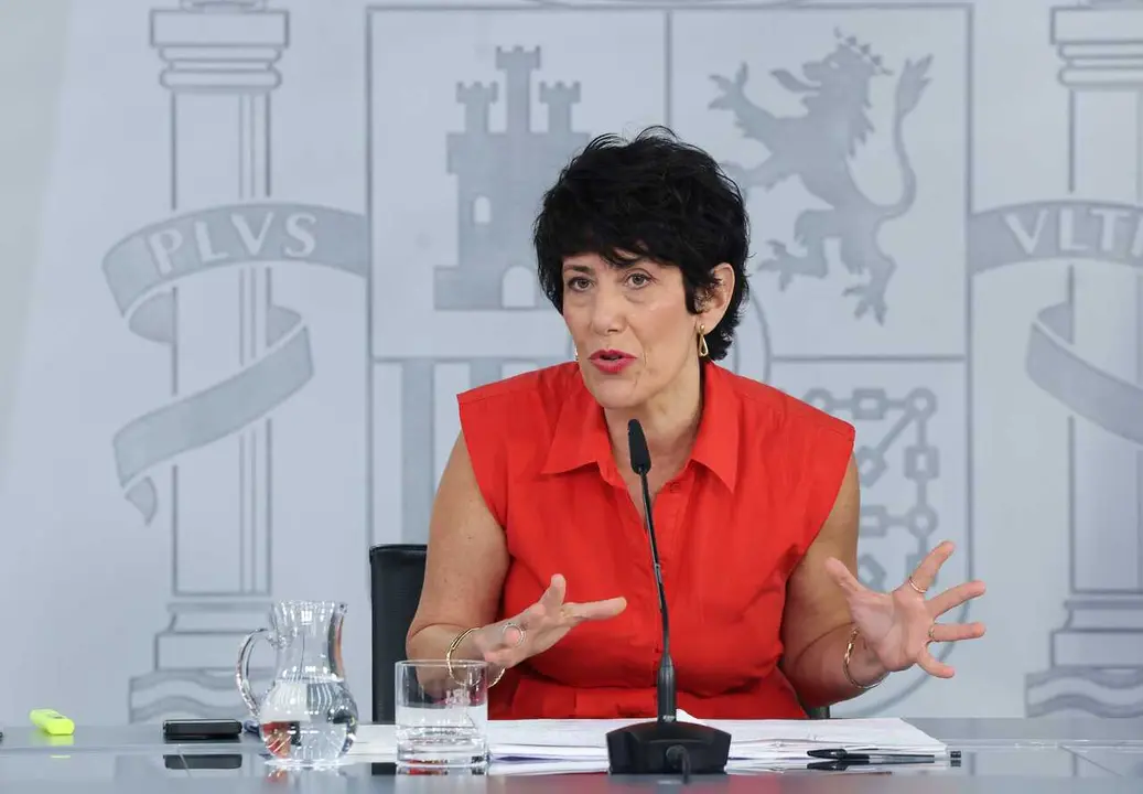 La ministra de Inclusi&oacute;n, Seguridad Social y Migraciones y portavoz del Gobierno, Elma Saiz