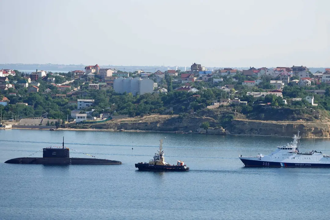 Archivo - Barcos rusos en el Mar Negro. 
