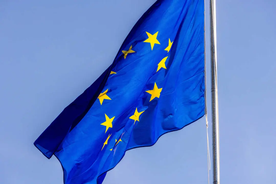 Archivo - Bandera de la UE
