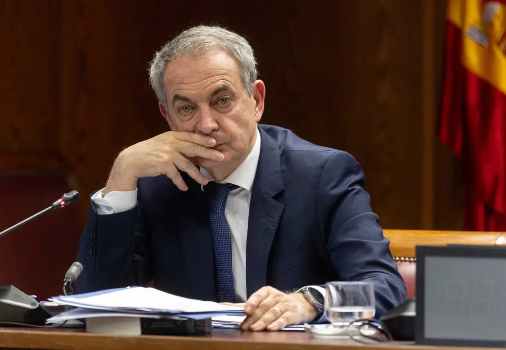 Archivo - El expresidente del Gobierno Jos&eacute; Luis Rodr&iacute;guez Zapatero comparece ante la comisi&oacute;n de investigaci&oacute;n sobre el &lsquo;caso Koldo&rsquo;, en el Senado, a 2 de marzo de 2026, en Madrid (Espa&ntilde;a).