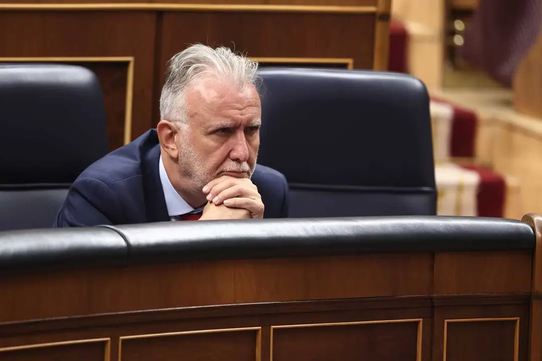 El ministro de Pol&iacute;tica Territorial y Memoria Democr&aacute;tica, &Aacute;ngel V&iacute;ctor Torres, durante una sesi&oacute;n plenaria en el Congreso de los Diputados, a 3 de septiembre de 2026, en Madrid