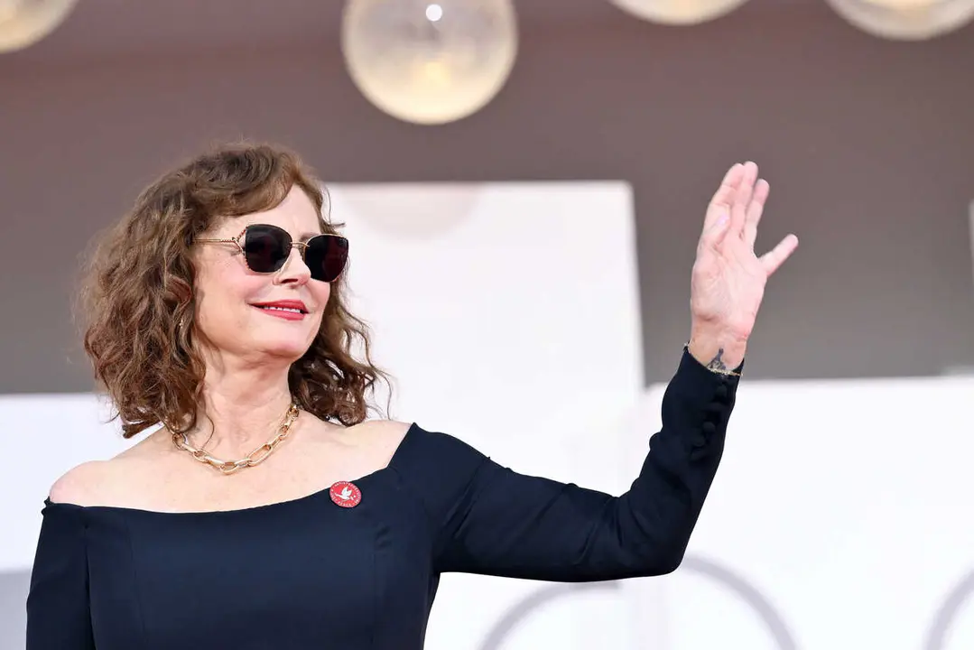 Susan Sarandon on the red carpet for the film ''Echo Chamber'' at the 83rd Venice International Film Festival, September 6, 2026.