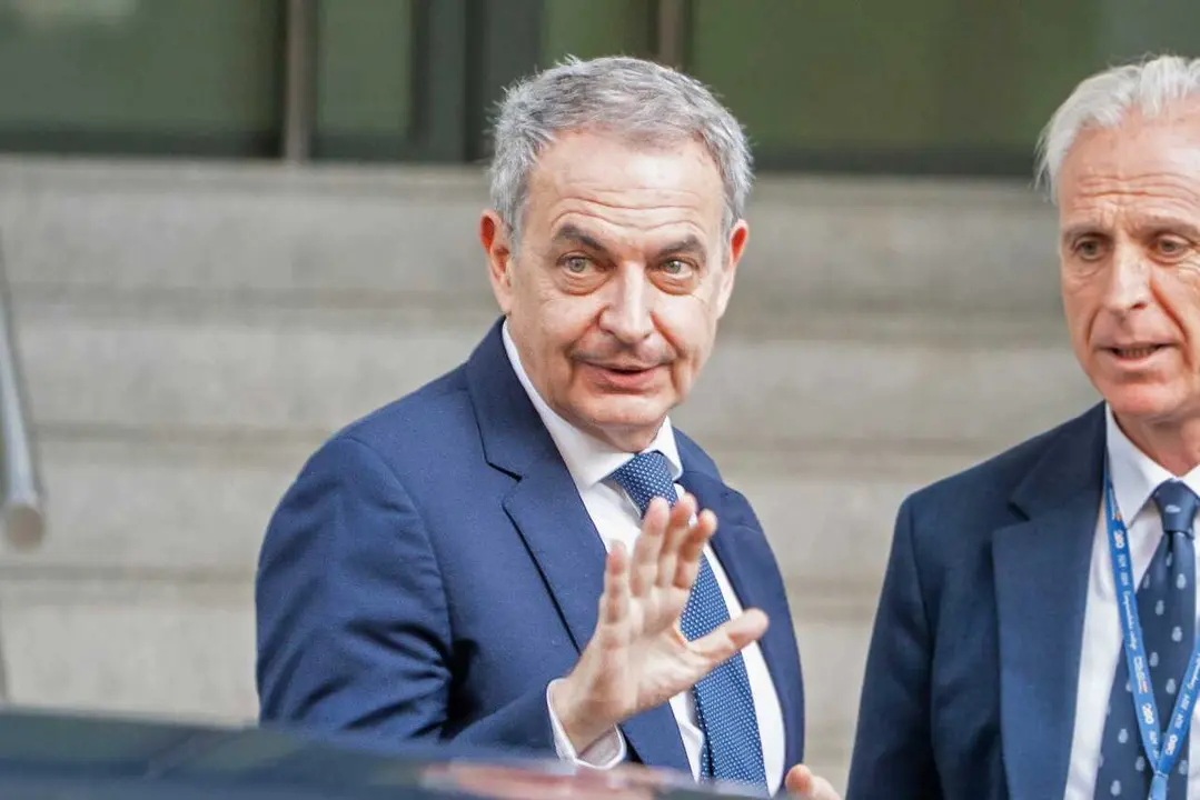 Archivo - El expresidente del Gobierno Jos&eacute; Luis Rodr&iacute;guez Zapatero a su llegada a la Audiencia Nacional para declarar ante el juez del 'caso Plus Ultra'