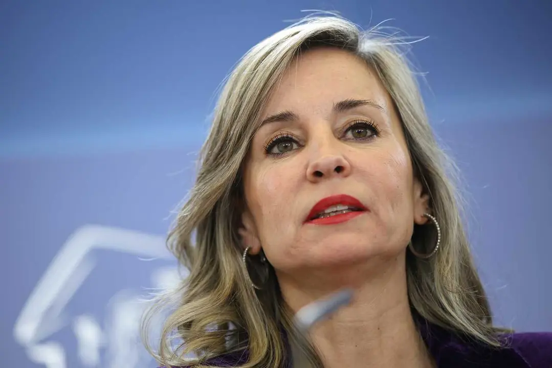 Archivo - La portavoz del grupo parlamentario de Sumar, Ver&oacute;nica Mart&iacute;nez Barbero.