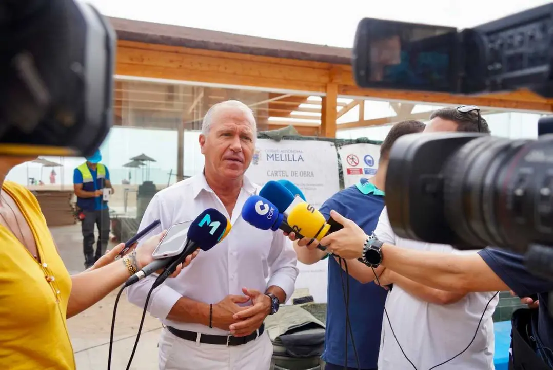 El vicepresidente primero del Gobierno de Melilla y secretario general del PP regional, Miguel Mar&iacute;n.
