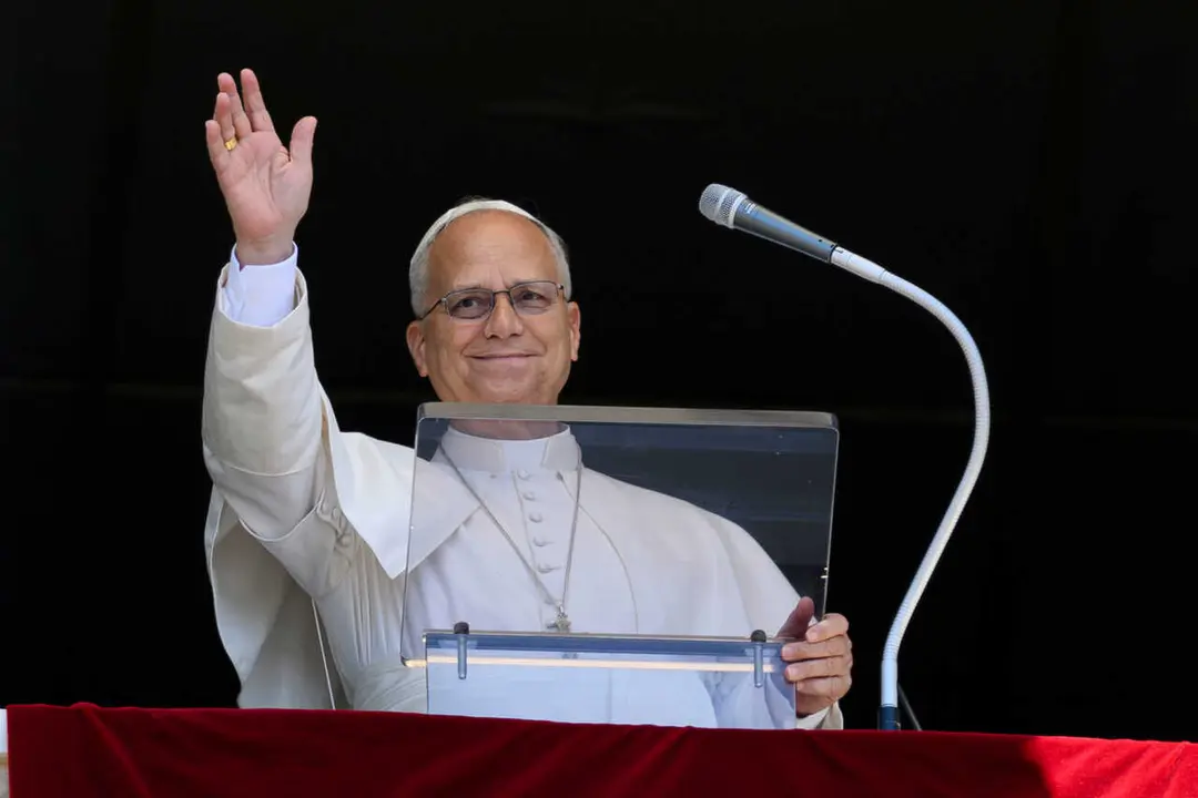 Archivo - El Papa Le&oacute;n XIV durante el rezo del &Aacute;ngelus del 5 de julio de 2026.