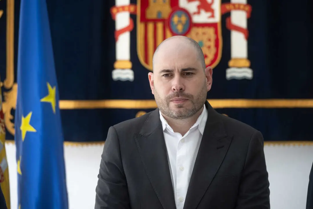 El delegado del Gobierno en Ceuta, Miguel &Aacute;ngel P&eacute;rez Triano, ofrece una rueda de prensa con motivo del inicio del curso escolar en Ceuta, en la Delegaci&oacute;n del Gobierno en Ceuta, a 9 de septiembre de 2026, en Ceuta (Espa&ntilde;a). 