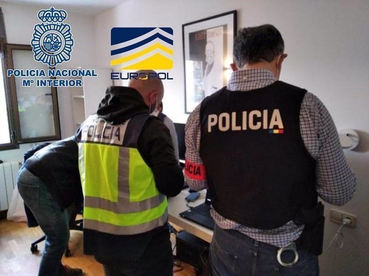 Policía Nacional y Europol.