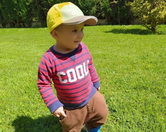 <p> Marco, el pequeño de 3 años destinatario de la médula que se está solicitando. Fuente: Instagram @ayudaparamarco </p>