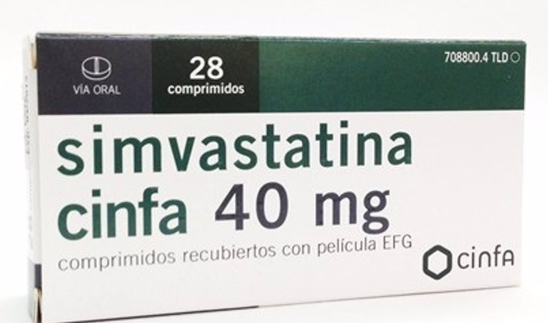<p> Archivo - Simvastatina Cinfa 40 mg comprimidos recubiertos con pelicula EFG - CINFA - Archivo </p>
