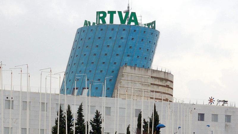 <p> Edificio de RTVA - RTVA </p>