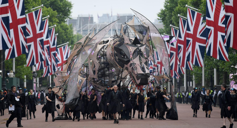 <p> Celebraciones del jubileo de la reina Isabel II en Londres - Doug Peters/PA Wire/dpa </p>