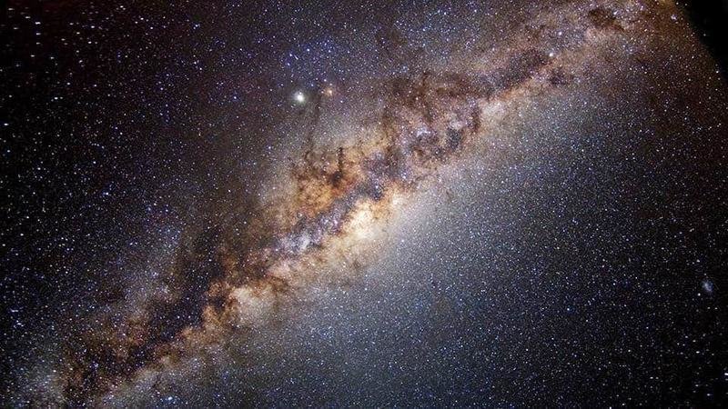 Vía Láctea vista desde La Tierra
