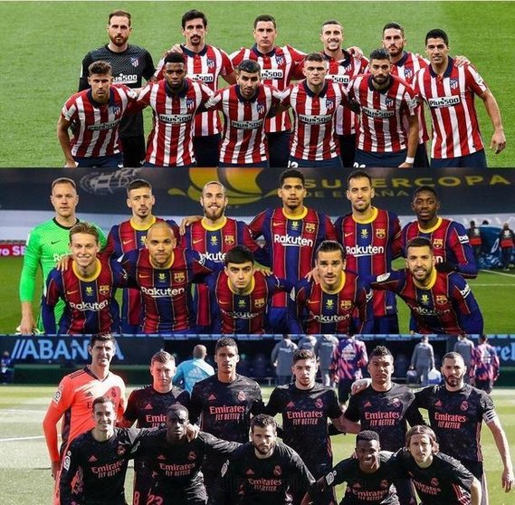Atlético de Madrid, F.C. Barcelona, y R. Madrid, candidatos a LaLiga (2)