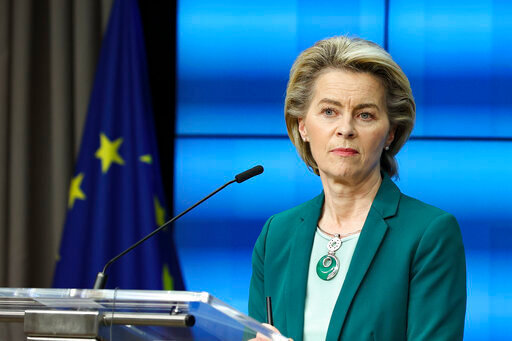  Ursula von der Leyen, presidenta de la Comisión Europea. // Twitter 